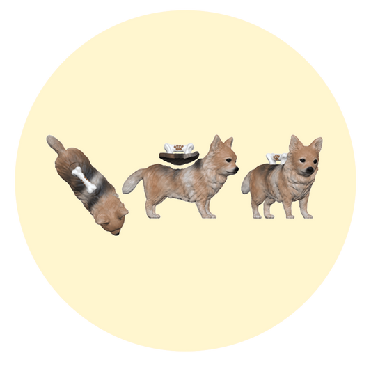 Custom pet urn of dogs and cats-Paws Back | My3dSelfie