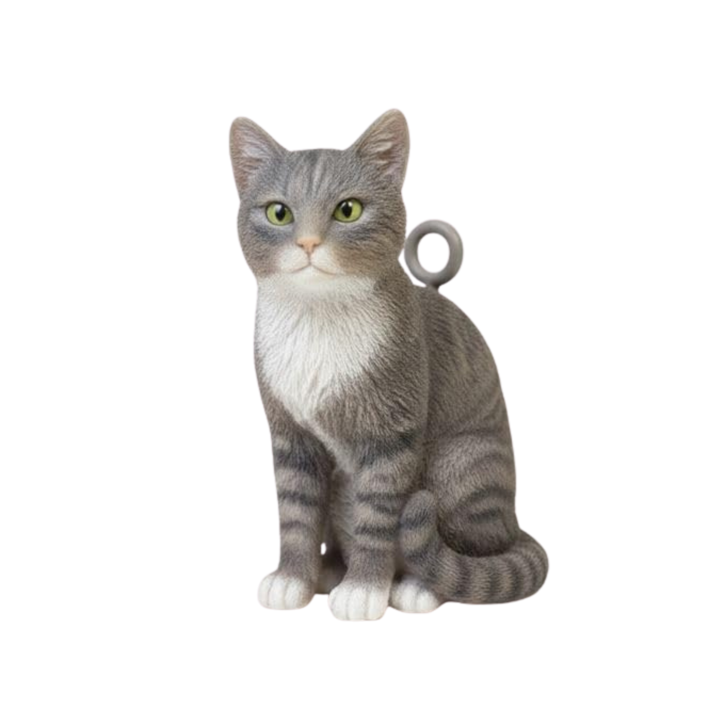 Personalized 3D Mini Cat Figurine Charm | Custom Name