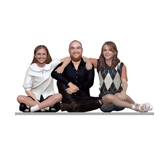 Family Figurines & Sculptures | 3d Figurines of your Family | My3dSelfie