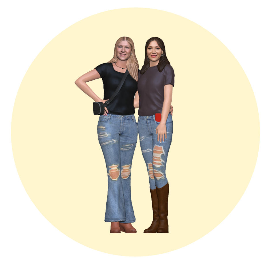 Family Figurines & Sculptures | 3d Figurines of your Family | My3dSelfie