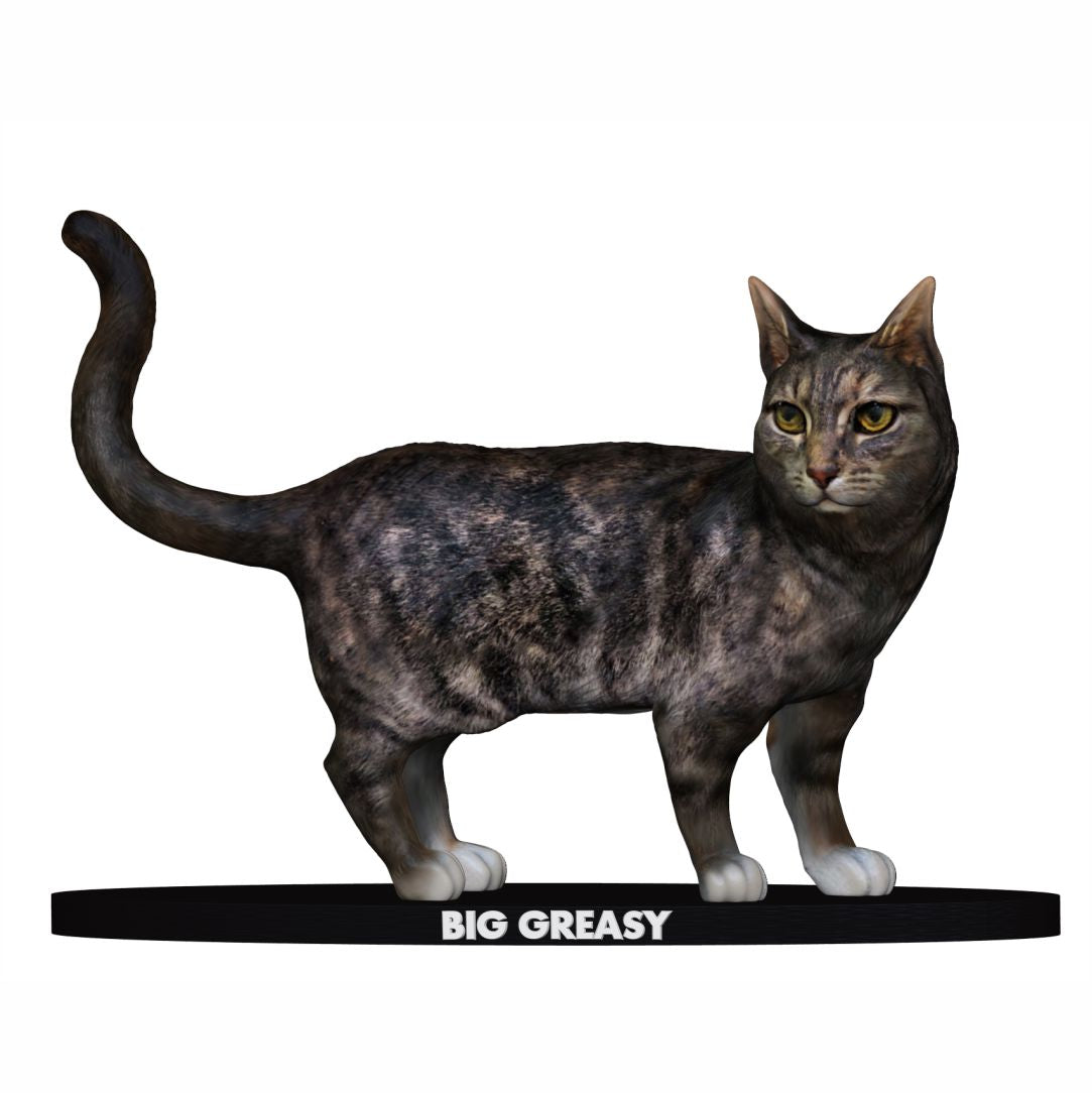 Make custom Cat Figurines from photos | Personalized Cat Figurines | My3dSelfie