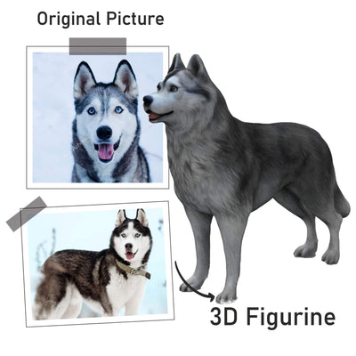Buy Dogs Figurine | Life Size Dog 3D | Dogs statues | My3dSelfie | My3dSelfie