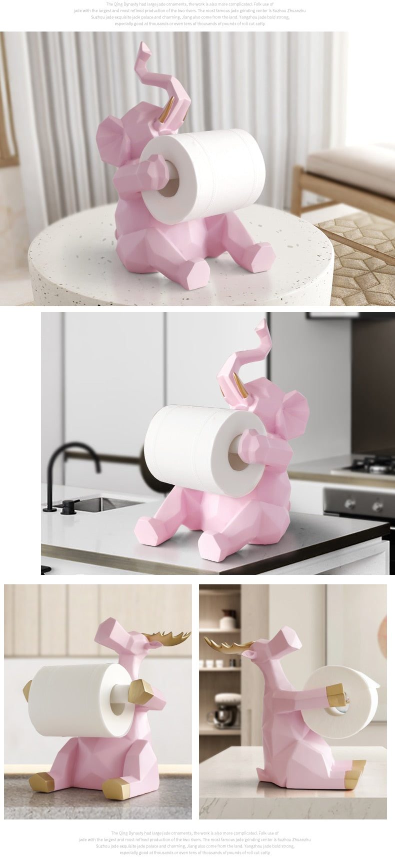 Elephant Statue Craft Roll Paper Holder | My3dSelfie.com | My3dSelfie