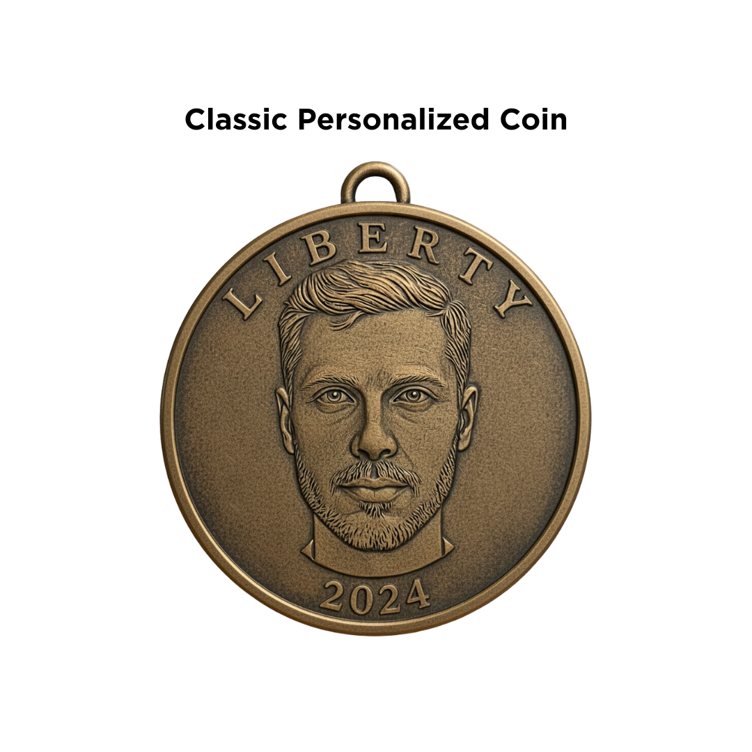 COINME - Custom 3D Portrait Coin Crafted from Photo