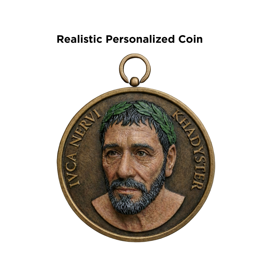 COINME - Custom 3D Portrait Coin Crafted from Photo