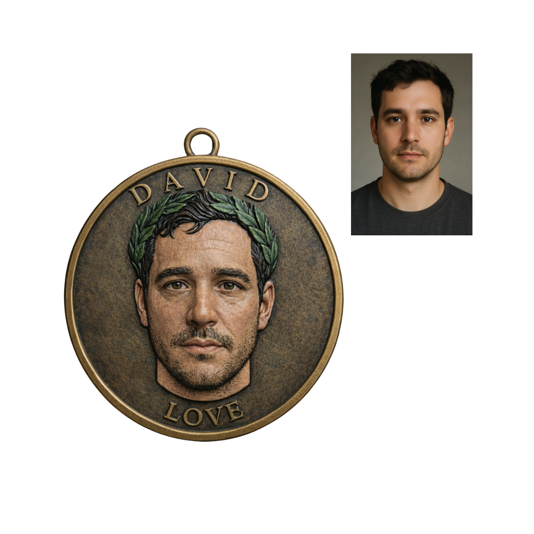COINME - Custom 3D Portrait Coin Crafted from Photo