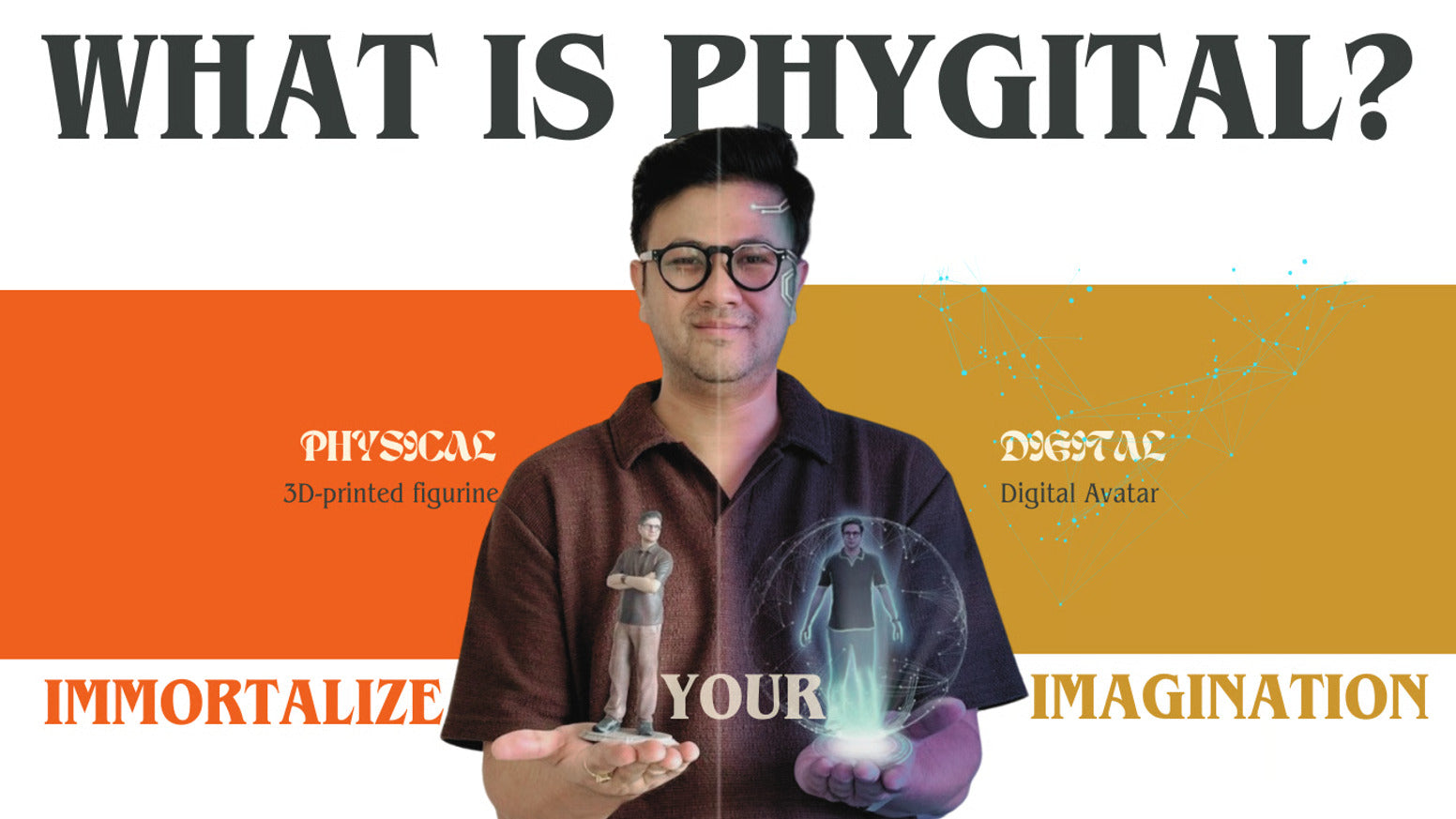 PHYGITAL: Custom Avatars + Matching 3D Printed Figurine