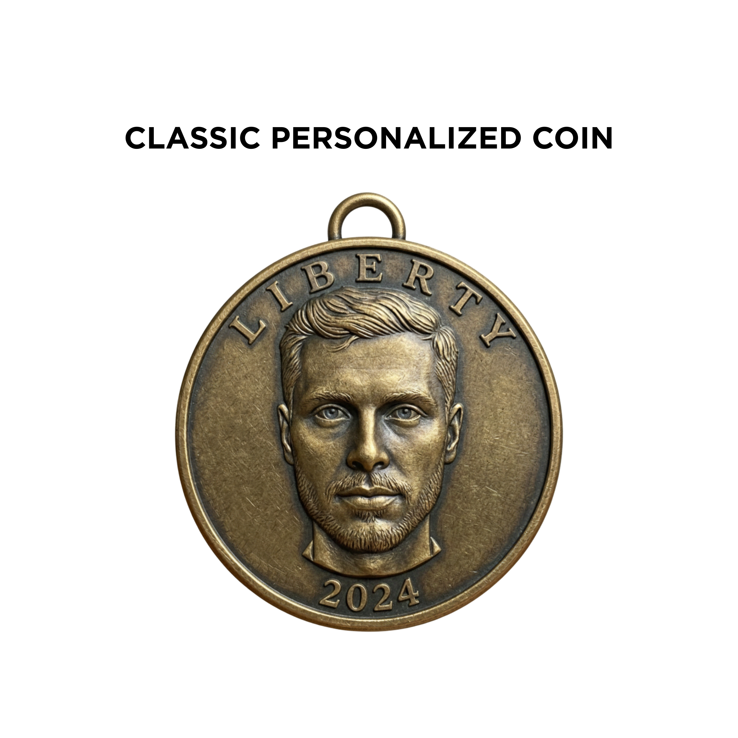 COINME - Custom 3D Portrait Coin Crafted from Photo