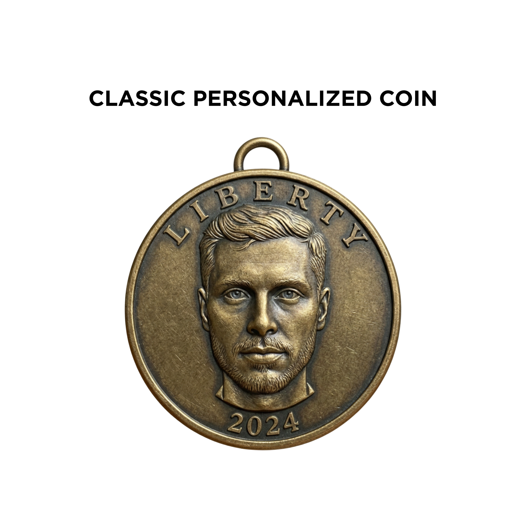 COINME - Custom 3D Portrait Coin Crafted from Photo