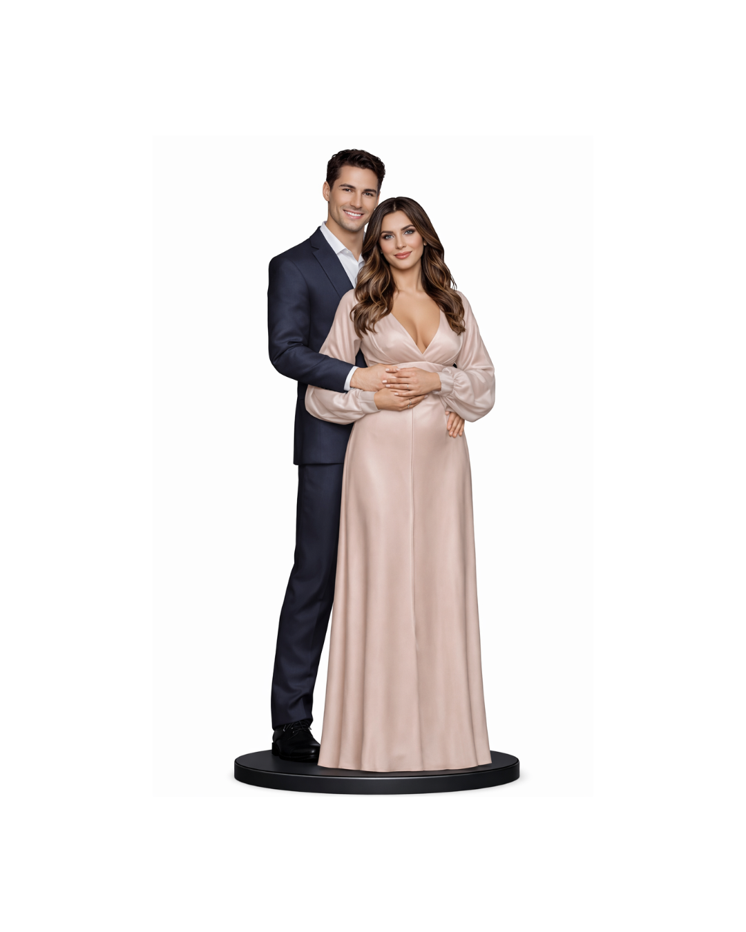 Personalized Valentine Couple Figurine – Endlessly Yours (Face Only)
