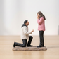 Personalized Proposal Couple Figurine – Will You Marry Me (Face Only)