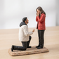 Personalized Proposal Couple Figurine – Will You Marry Me (Face Only)