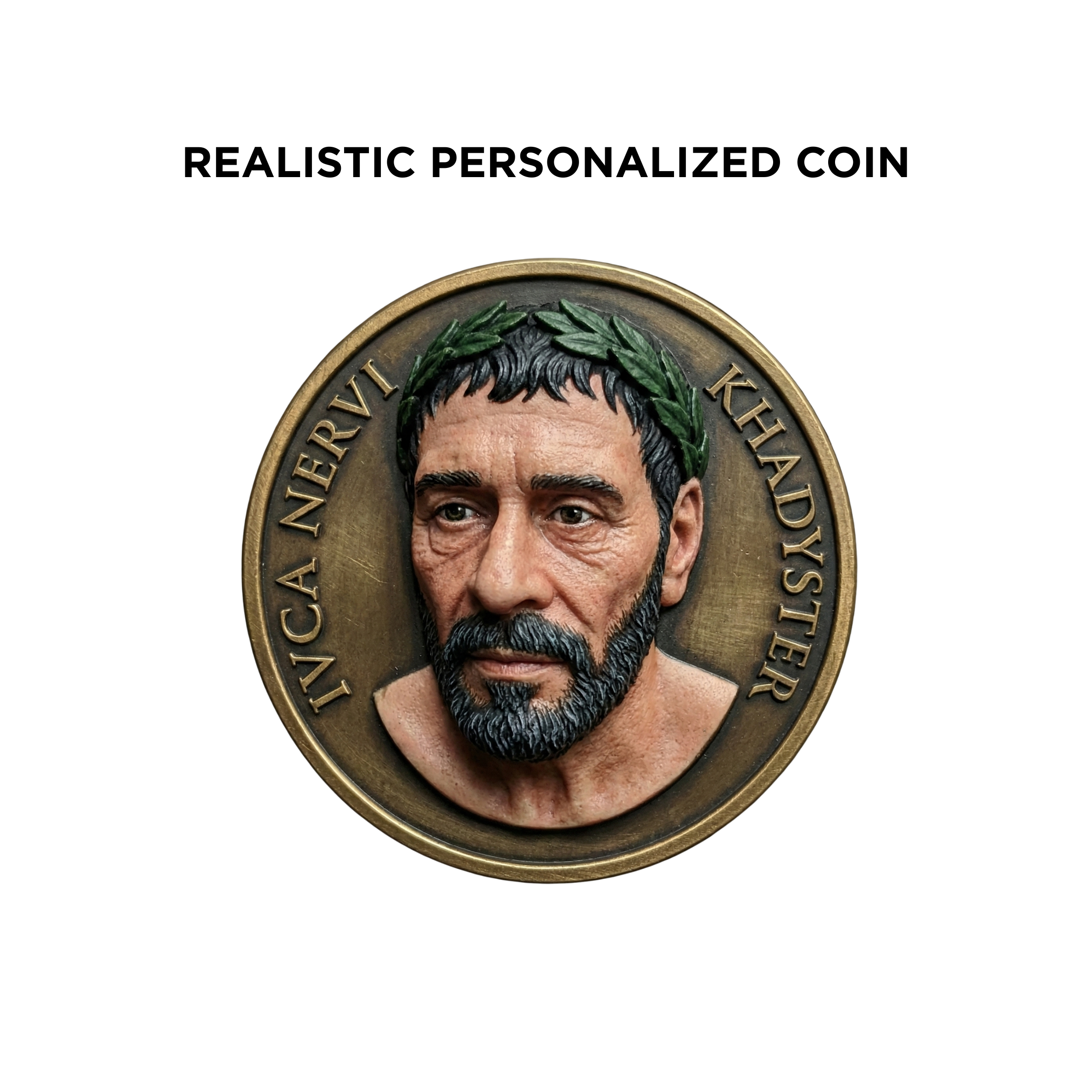 COINME - Custom 3D Portrait Coin Crafted from Photo