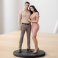 Personalized Valentine Couple Figurine – Made for Each Other (Face Only)