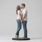 Valentine’s Couple Kiss Figurine from Photo (Face Only)