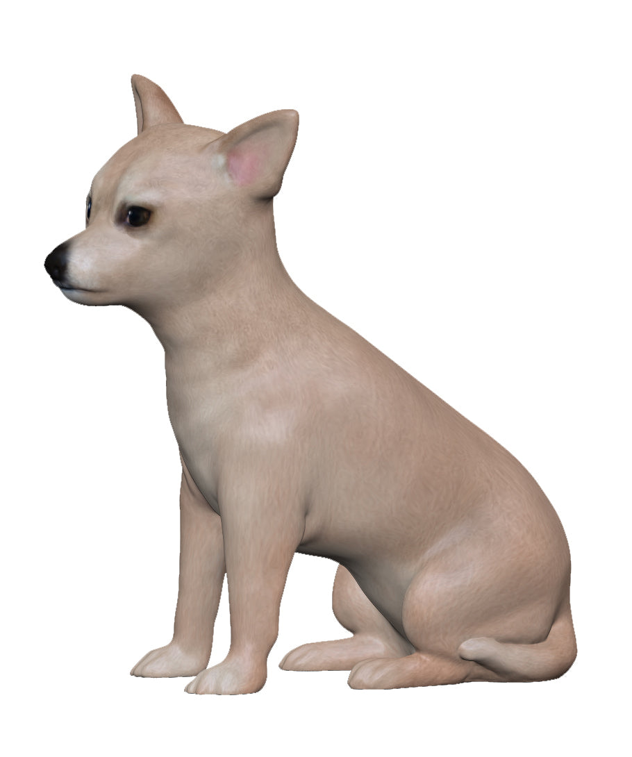 Chihuahua Figurine - Left
