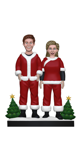Christmas Figurine for Couple Gifting