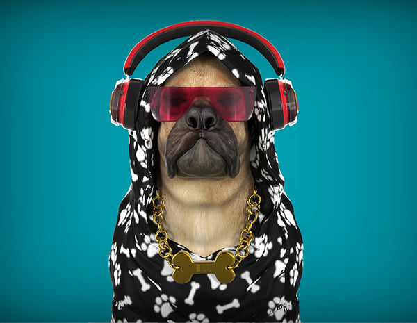 Customised 3d avatar of Bulldog - Front