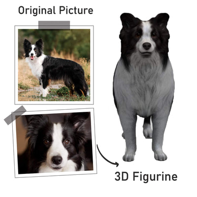 Personalized dog statue from 2d photos.