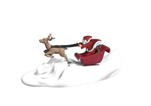 The Santa with Reindeer Figurine