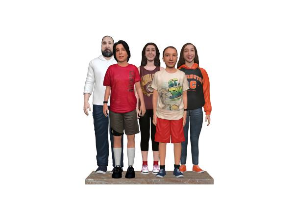 Family Figurine - 5 members