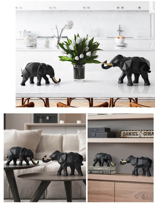 Elephant figurine Set