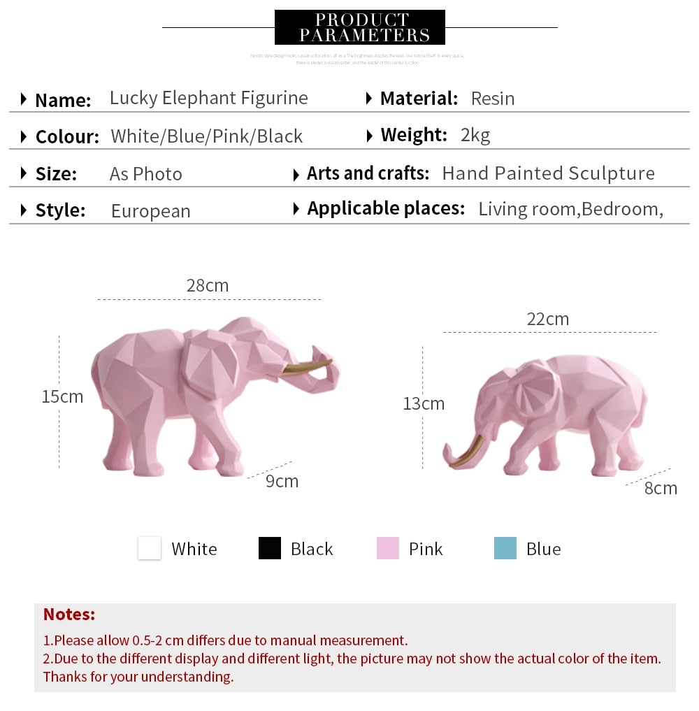 elephant figurine with trunk up