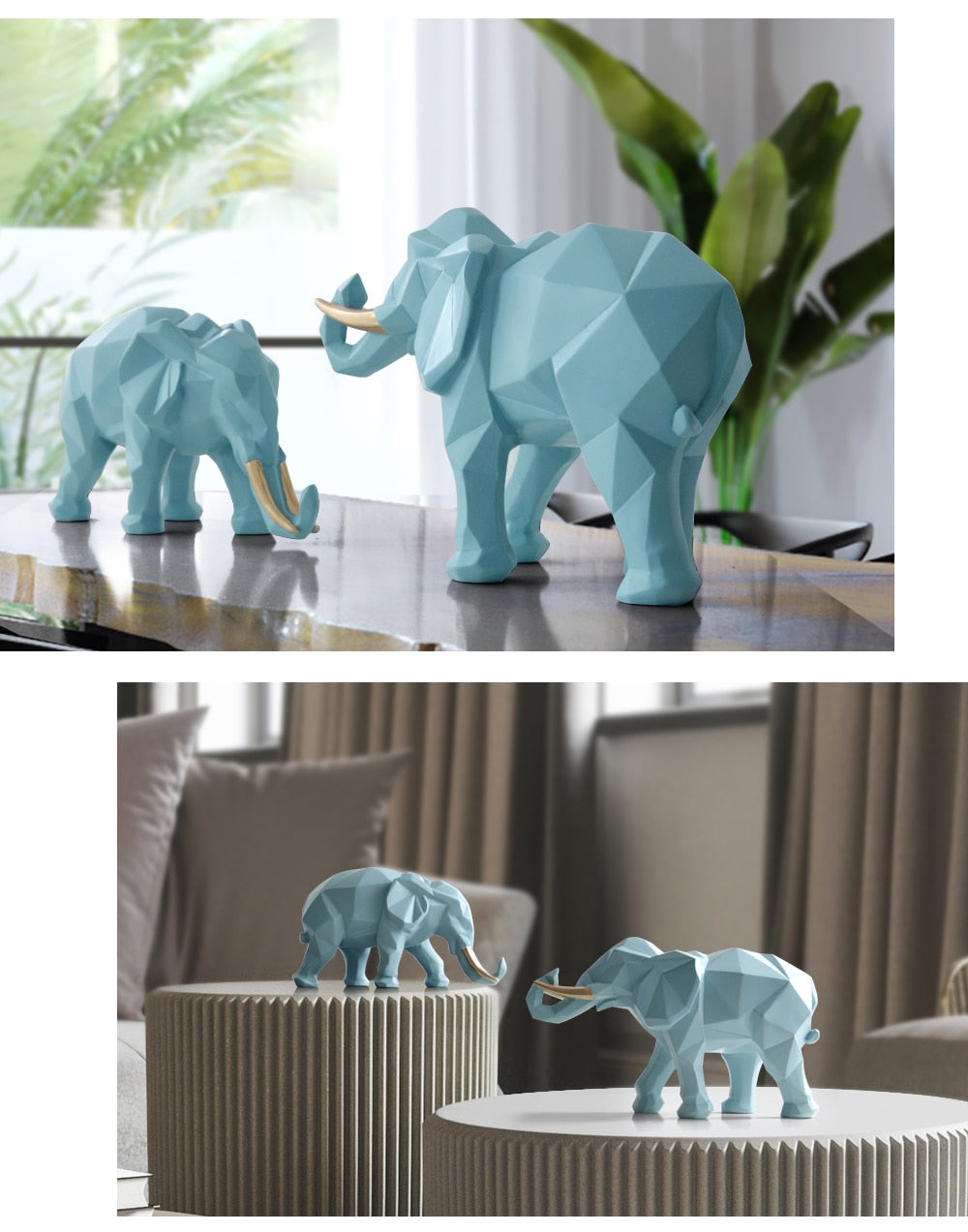 Elephant Figurine Set