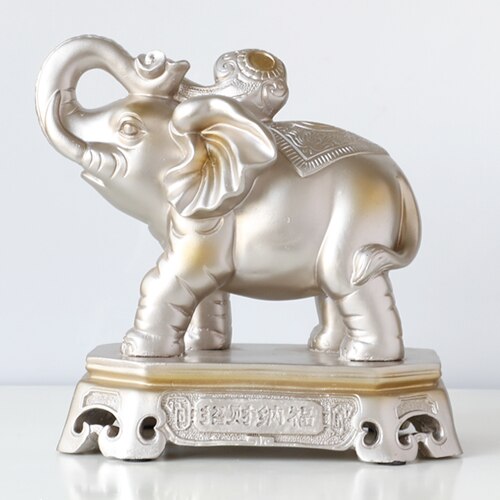 gold elephant statue